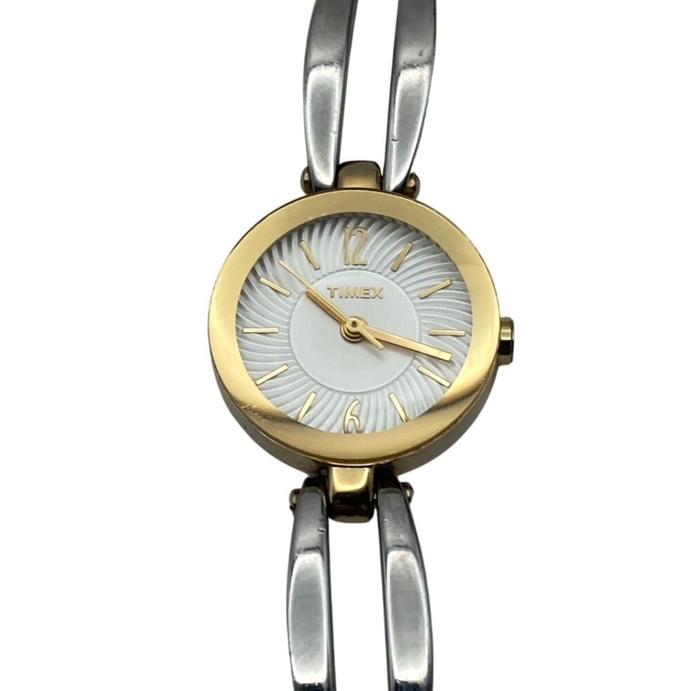 Timex Quartz Style Women's 22mm Dress Watch - Bracelet Size 7.5 - New Battery